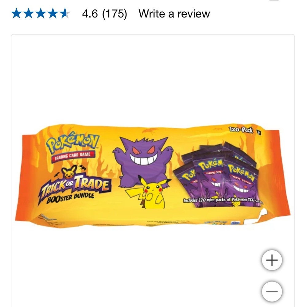 Pokémon Halloween Trick or Trade BOOster Packs, 120-count - Picture 2 of 2